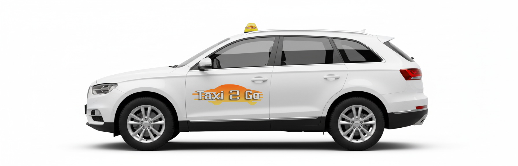 SUV with White Background Image description