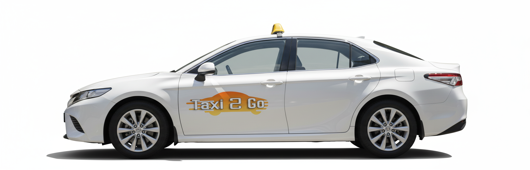 Sedan with White Background Image description